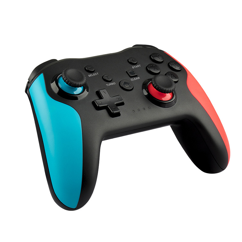 V888-ELOSUNG29908-202506191148-00 Wireless Bluetooth 4.0 Pro Gaming Controller - Multi-Platform Compatibility, 6-Axis Gyro, Turbo Function(Black, blue, red) - Image 1