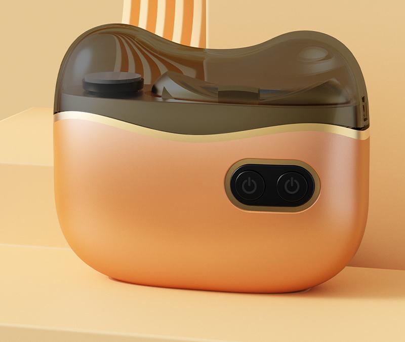 V888-ELOSUNG29985-202506191315-00 Electric Nail Clipper & Grinder - 2-in-1 Automatic Trimmer with 2 Speeds, Type-C Charging, Safe for All Ages(Orange) - Image 1