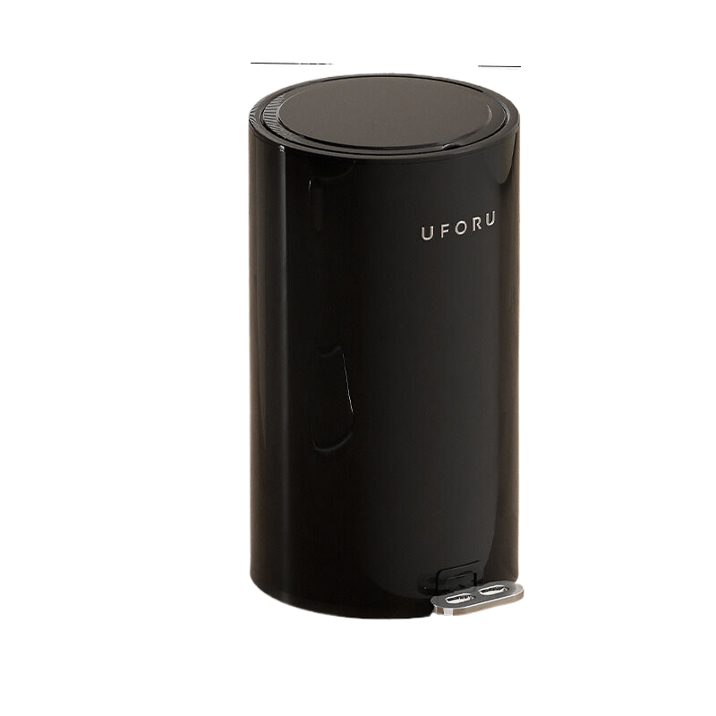 V888-ELOSUNG313-202242-00 Black circular garbage bin 20L 23.8cm * 33.5cm - Image 1