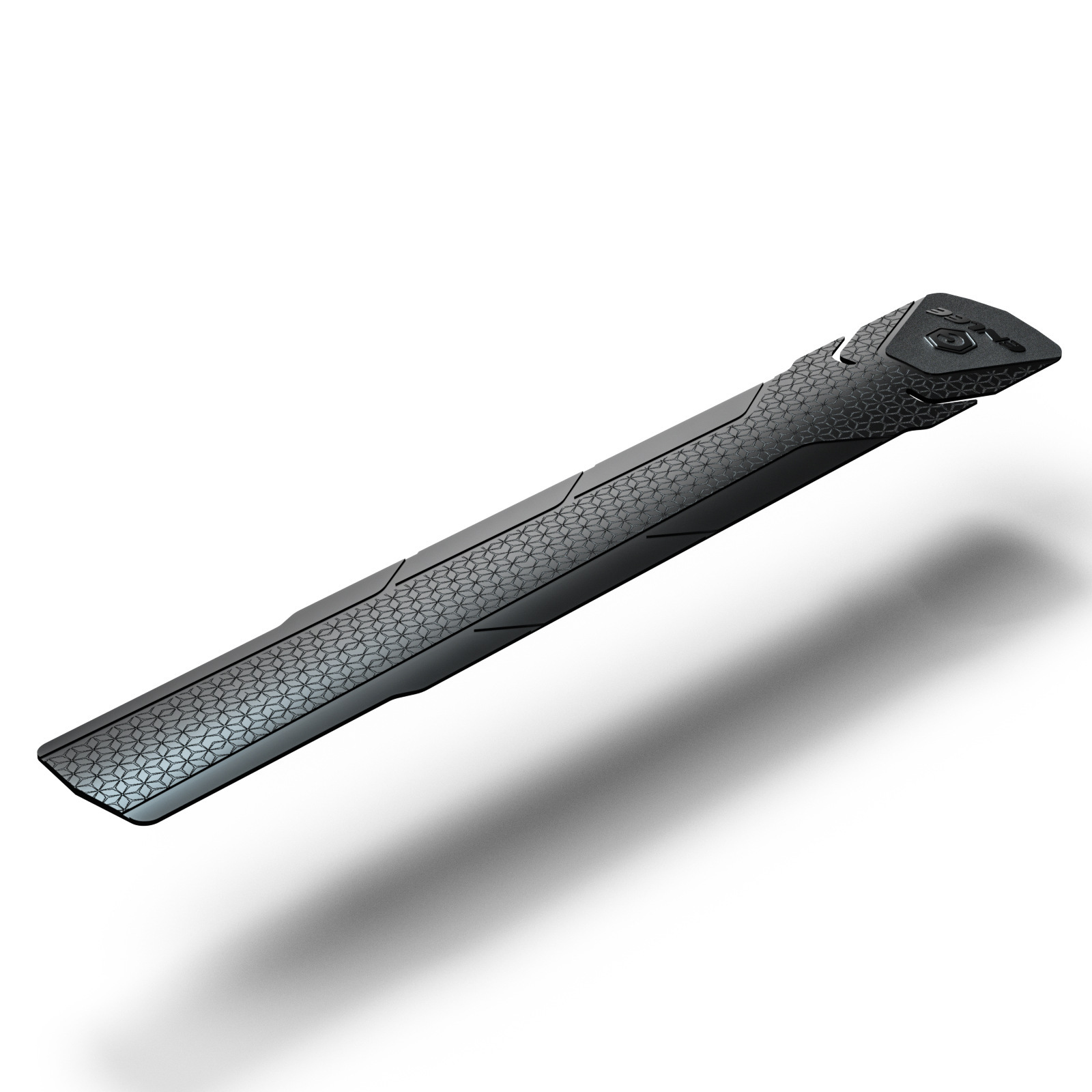 V888-ELOSUNG32476-202506191208-00 2 Pcs Black Durable Bicycle Frame Down Tube Protector Sticker - Anti-Scratch Guard for MTB & Road Bikes - Image 1