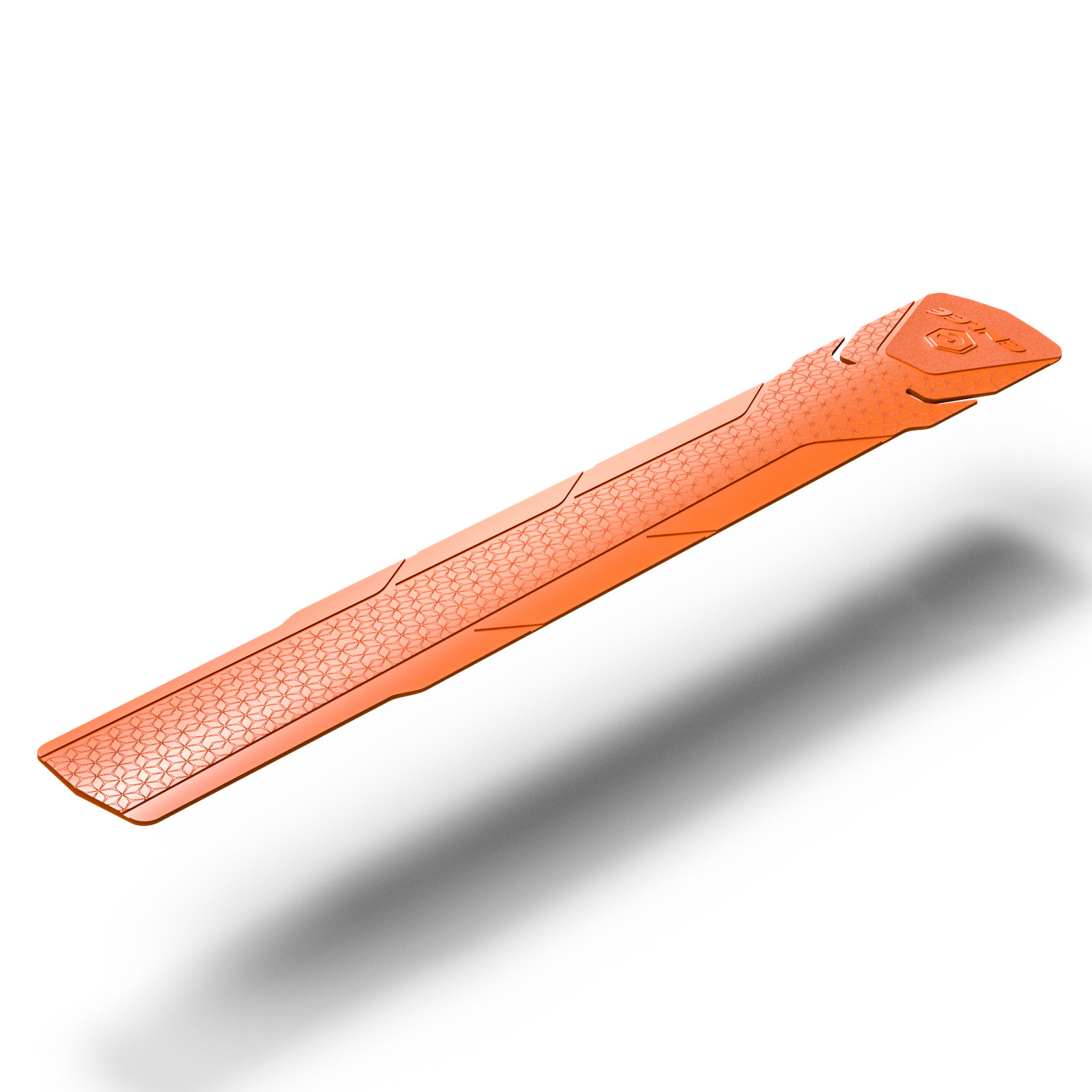 V888-ELOSUNG32477-202506191209-00 2 Pcs Orange Durable Bicycle Frame Down Tube Protector Sticker - Anti-Scratch Guard for MTB & Road Bikes - Image 1