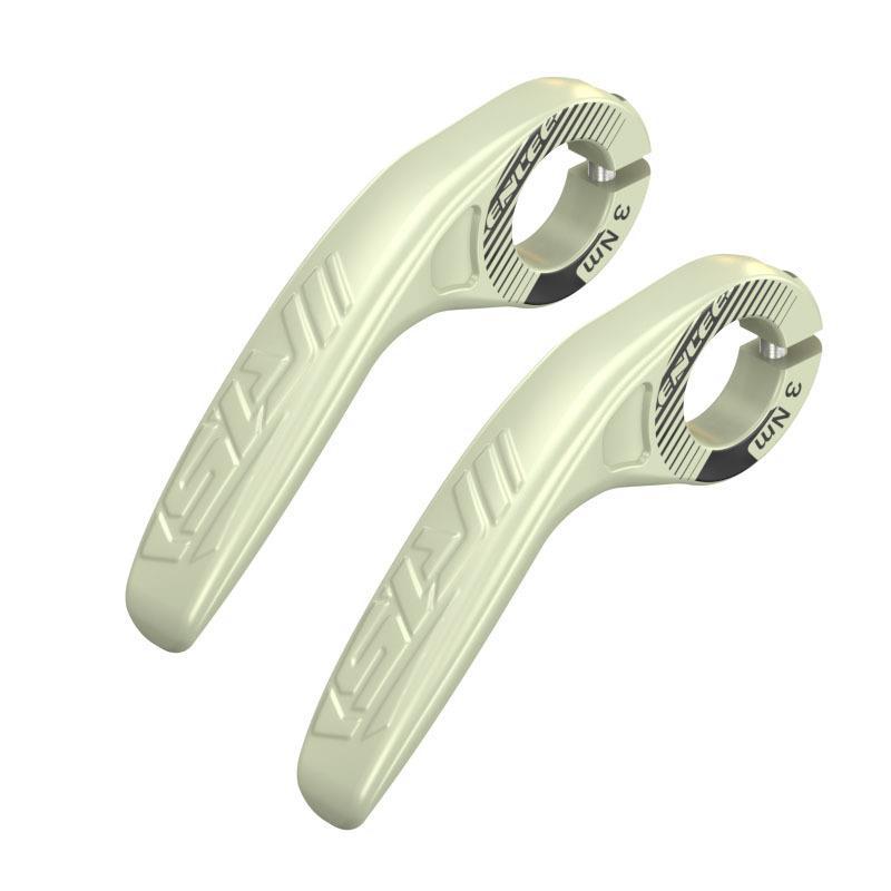 V888-ELOSUNG32490-202506191222-00 Light Green Ultralight Ergonomic Bike Bar Ends - High-Strength Composite Horn Grips (22.2mm) - Image 1