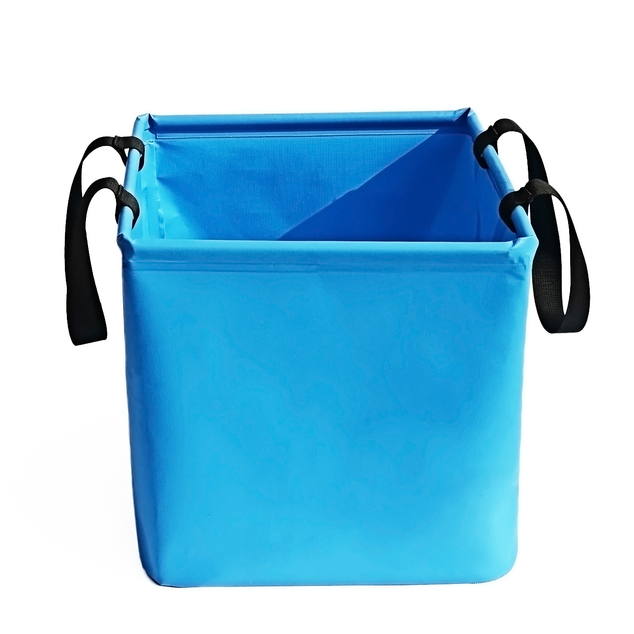 V888-ELOSUNG32531-202506191045-00 Blue 25L Collapsible Bucket - Heavy-Duty PVC Waterproof Folding Pail for Fishing, Camping & Car Washing - Image 1