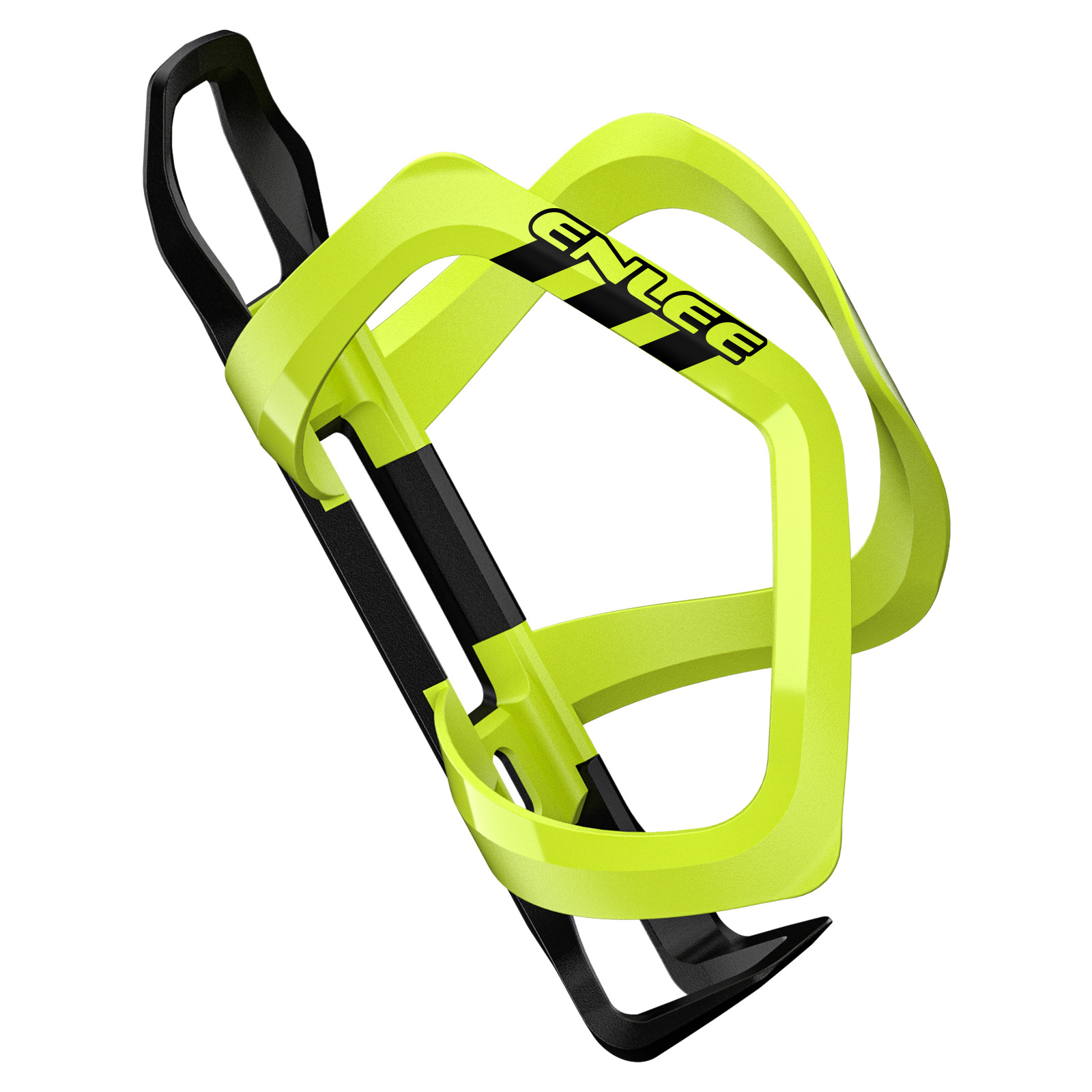 V888-ELOSUNG32637-202506241116-00 Fluorescent Yellow Ultra Lightweight Road & Mountain Bike Water Bottle Cage - 39g Polycarbonate + Glass Fiber, Fits Most Bottles - Image 1