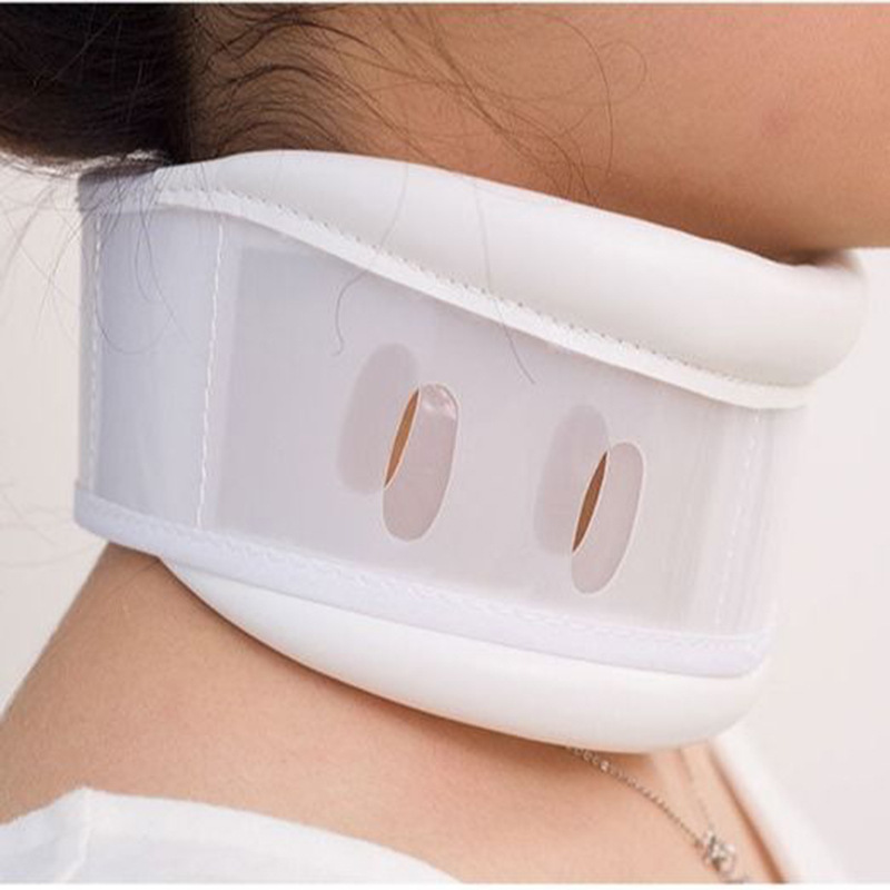 V888-ELOSUNG32745-202506301116-00 Size M White Adjustable Cervical Collar Neck Brace - Breathable Support for Pain Relief & Posture - Image 1