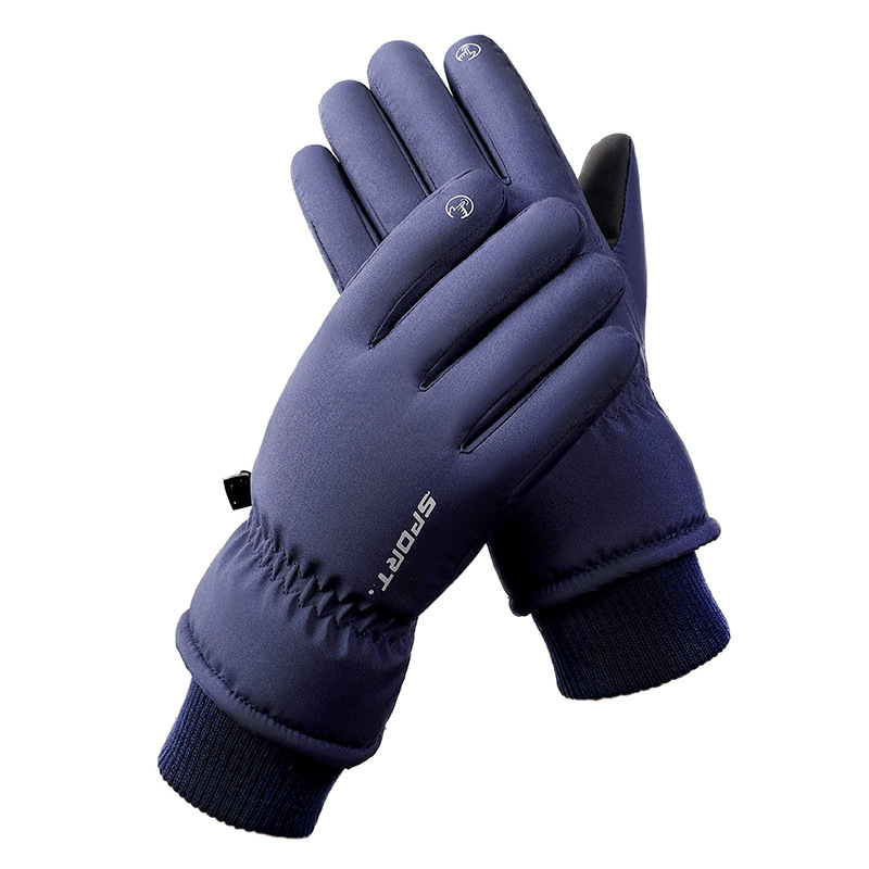 V888-ELOSUNG33222-202506091612-00 Men's Blue Top-Rated Waterproof Touchscreen Ski Gloves - Fleece-Lined for Men & Women - Image 1