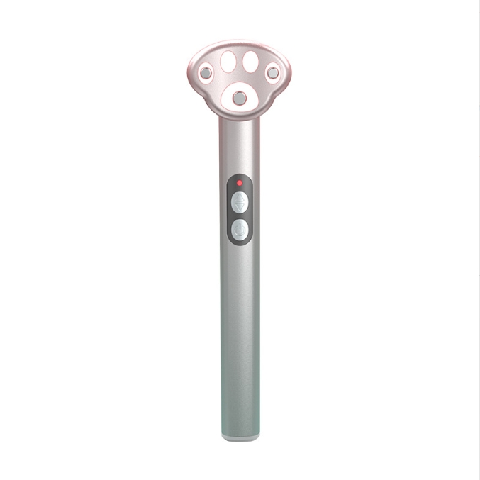 V888-ELOSUNG34107-202506091253-00 Pink New Cat Claw Eye Massager - Microcurrent Vibrating Eye Serum Device - Image 1