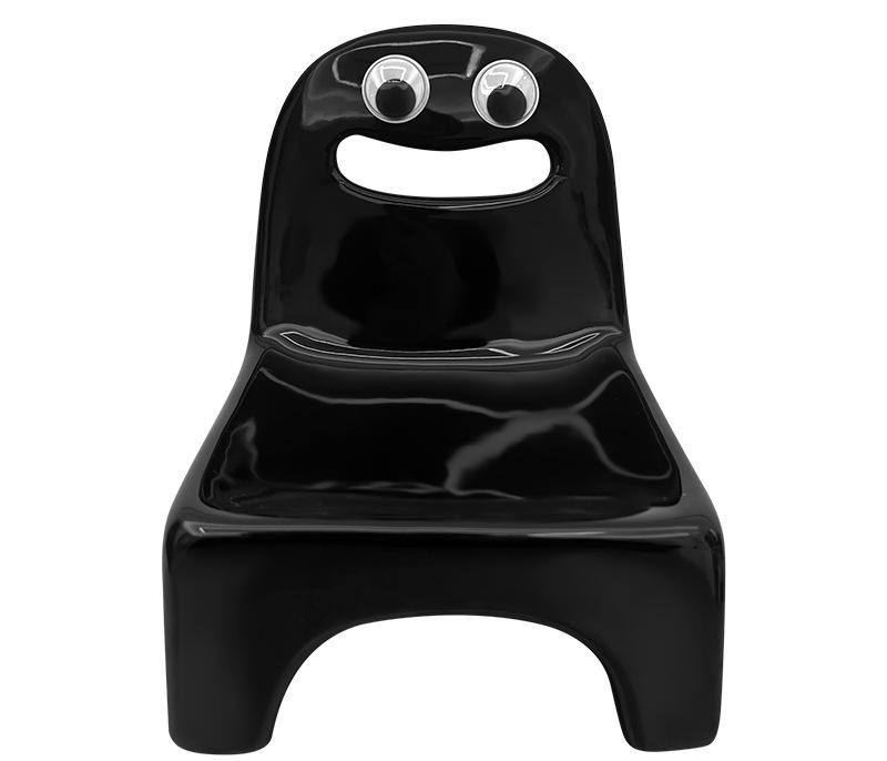 V888-ELOSUNG35254-202506241125-00 Artisan Medium-High Fired Ceramic Serving Tray - Handcrafted Home Decor Piece(black) - Image 1