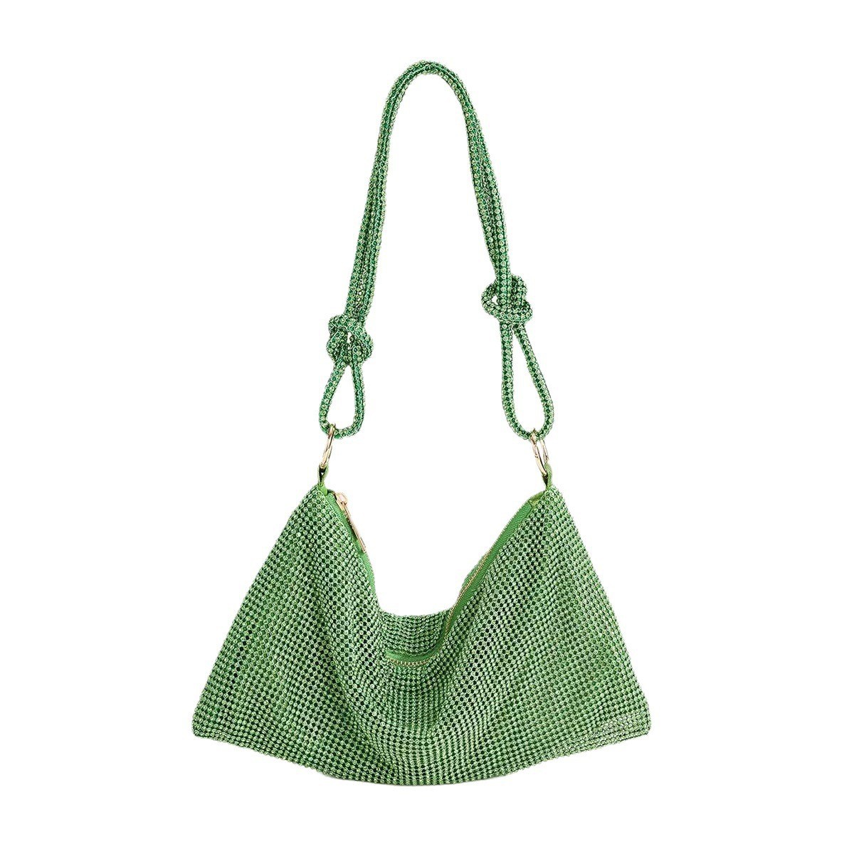 V888-ELOSUNG35292-202506250936-00 Modern Handbag - Elegant with Decorative Accents(green) - Image 1