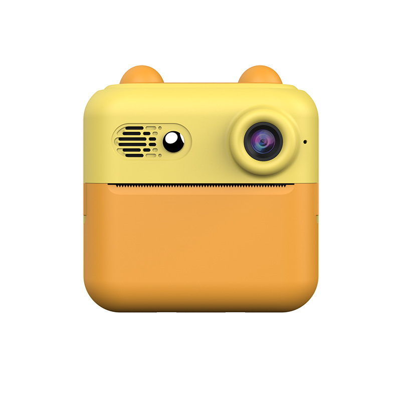 V888-ELOSUNG35496-202507020953-00 Kids Instant Print Digital Camera with 180° Flip Lens - 24MP Photos, 720P Video & Doodle Fun(yellow) - Image 1