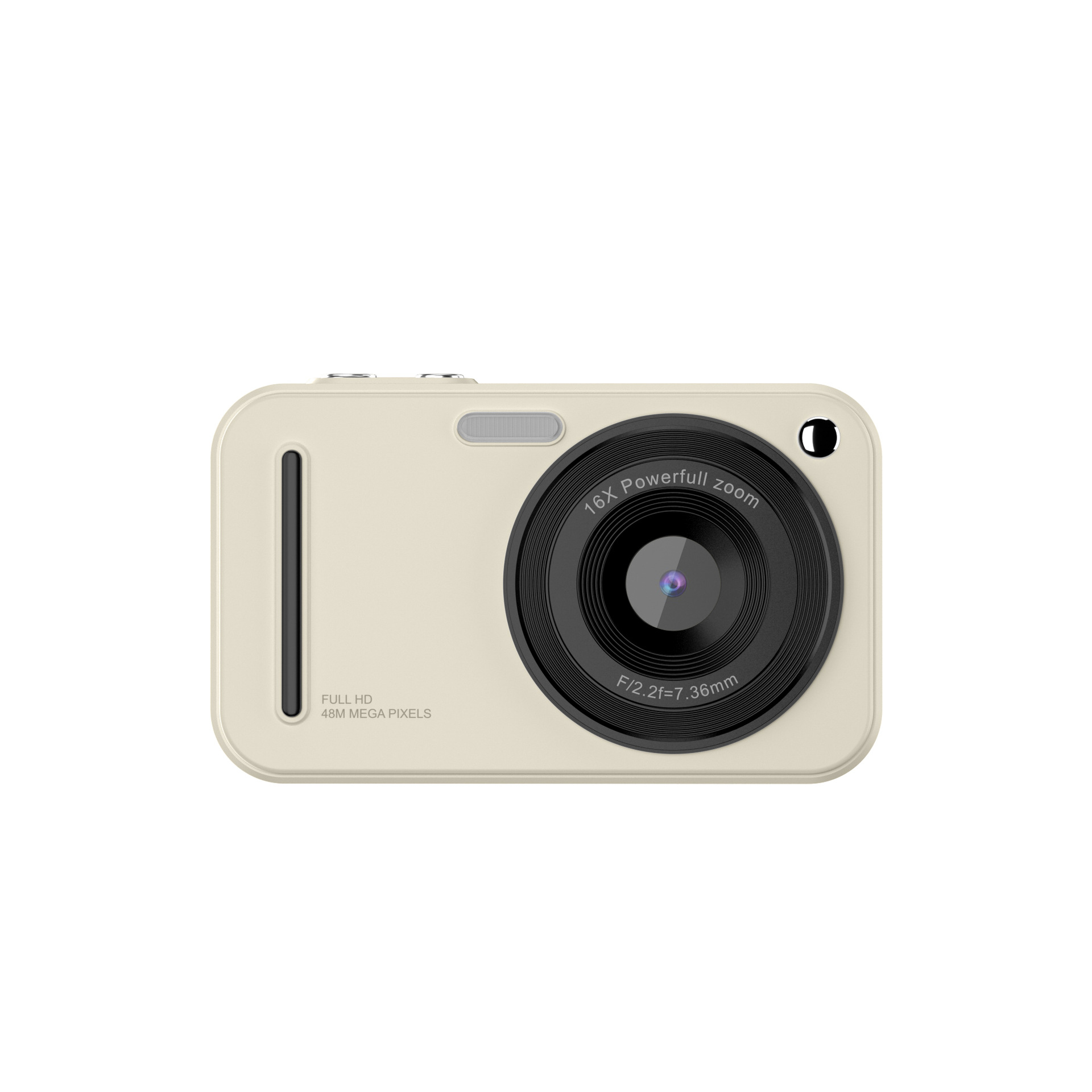 V888-ELOSUNG35548-202507021040-00 48MP Digital Camera with 16x Zoom & AF Autofocus - Full HD Vlogging Camera for Beginners & Kids(Beige) - Image 1