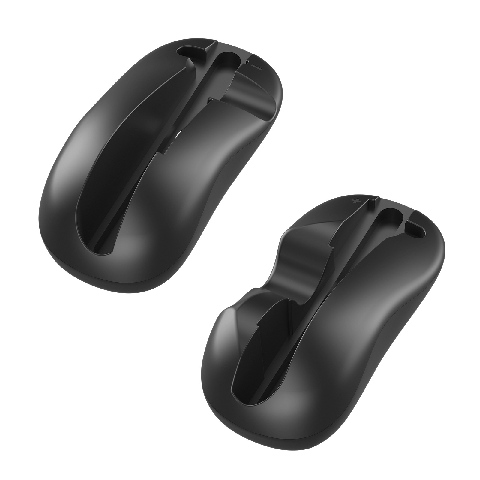 V888-ELOSUNG35549-202507021006-00 Ergonomic Mouse Grip for Nintendo Switch Joy-Con - 2-Pack Controller Holder (black) - Image 1