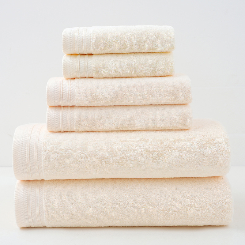 V888-ELOSUNG35597-202507041025-00 Luxury Combed Cotton Towel Collection - Highly Absorbent, Soft & Durable for Bath, Hand, and Face(Beige) - Image 1