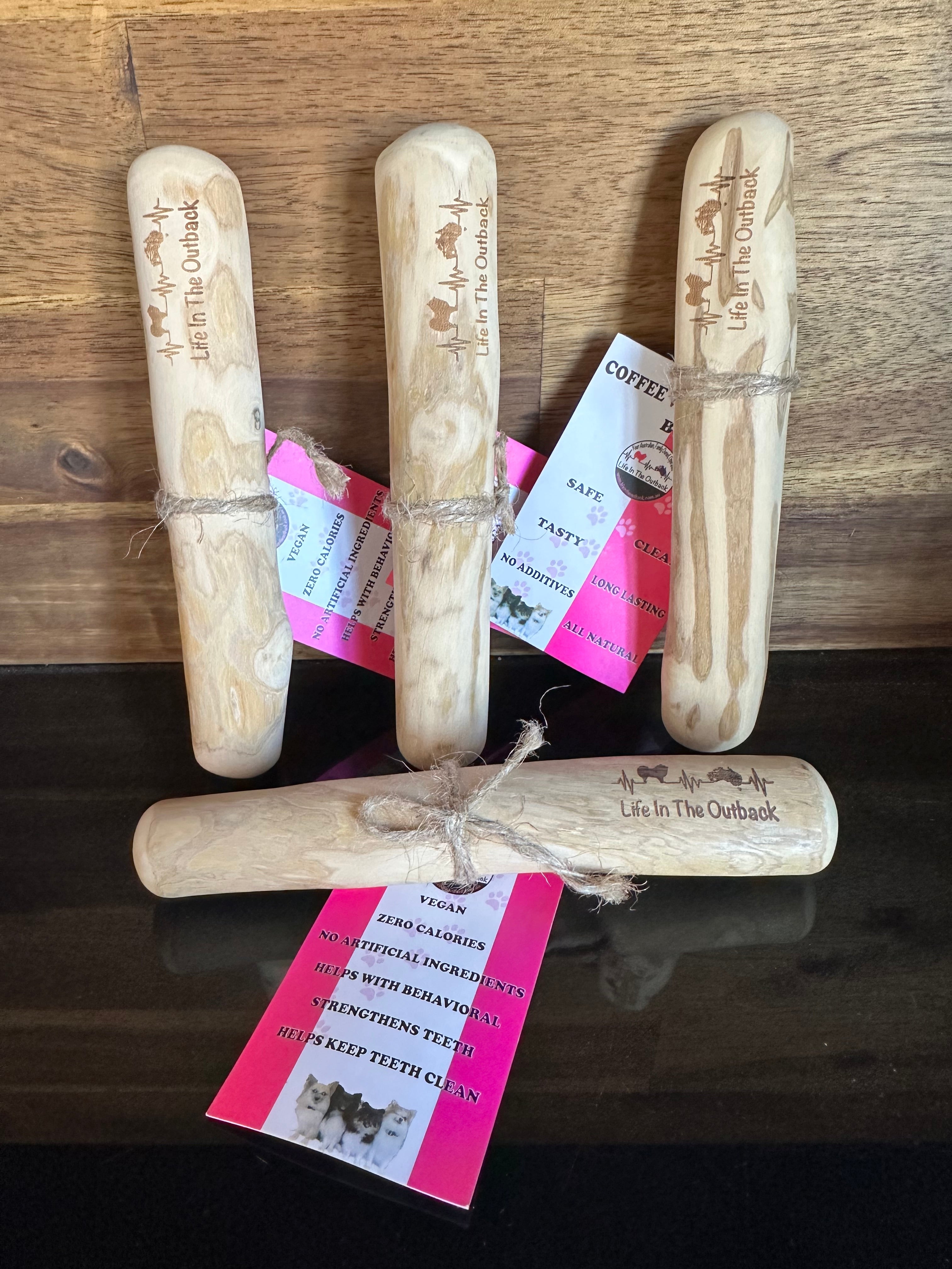 V908-271729171143-206807-00 1x Life in the outback COFFEE WOOD CHEWS - Medium - Image 1