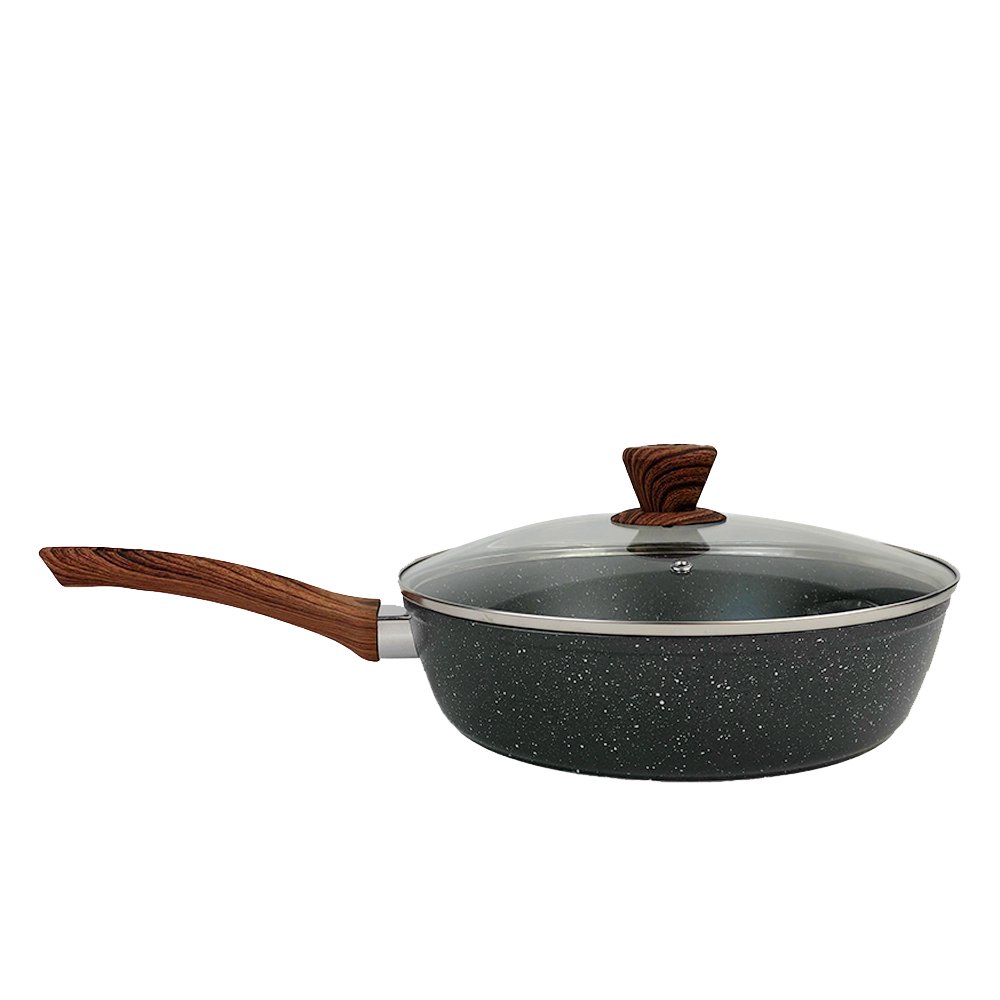 V915-CV0053-203727-00 28cm PFOA Free Non-Stick Saute Pan with Lid - Image 1