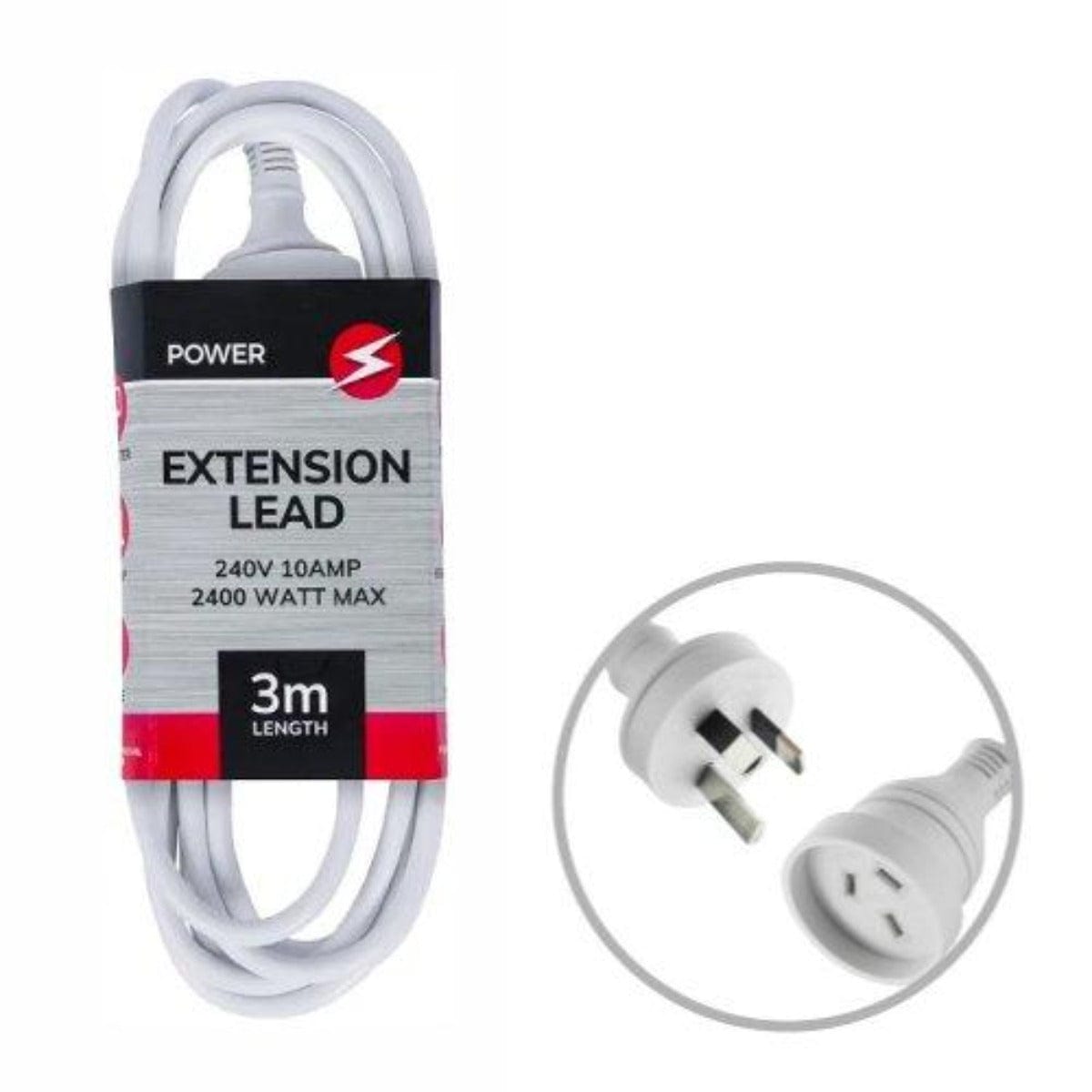 V915-EL0020-203779-00 3 Meters Extension Power Outlets Lead - Image 1