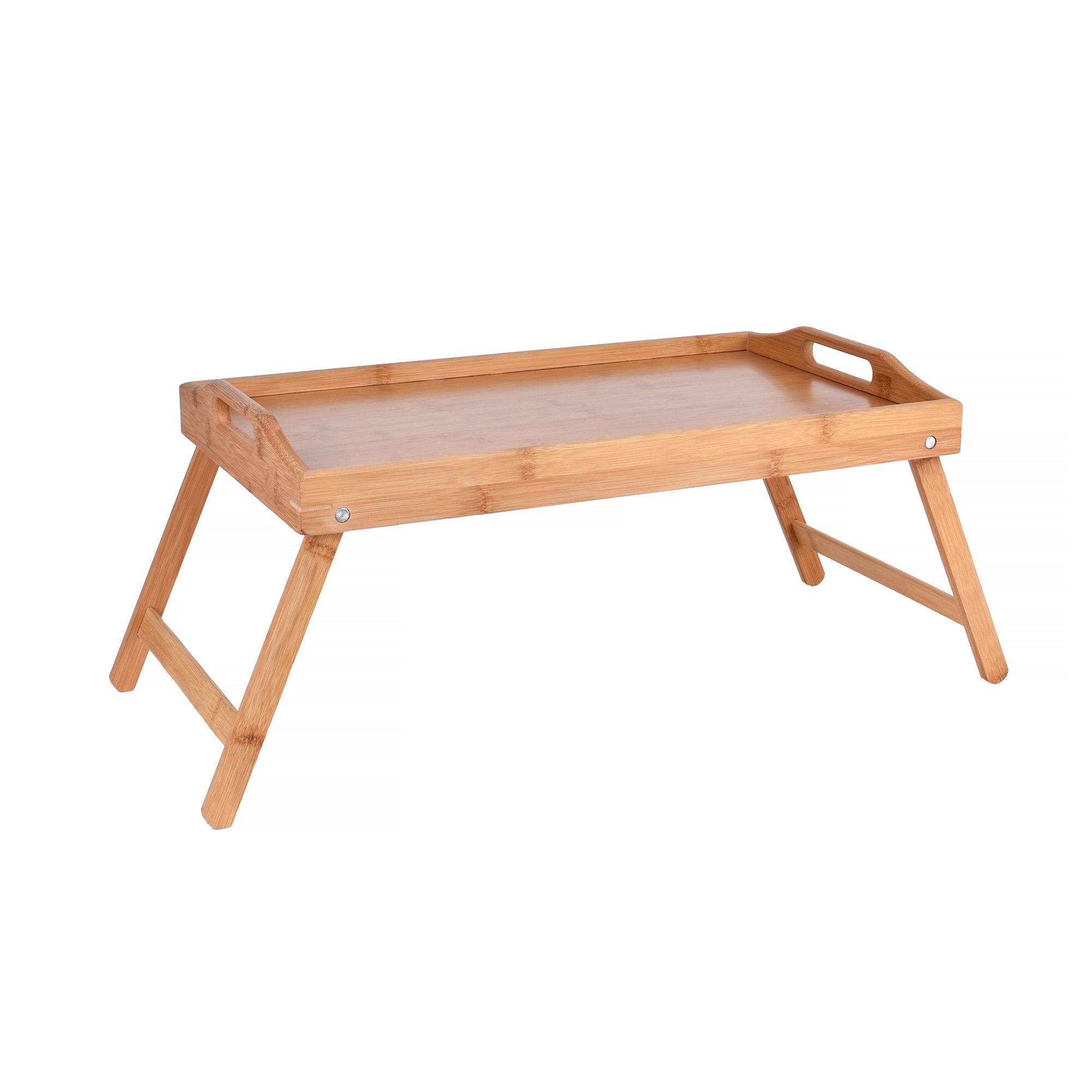V915-HO0069-204084-00 Foldable Bamboo Bed Tray / Breakfast Serving Table - Image 1
