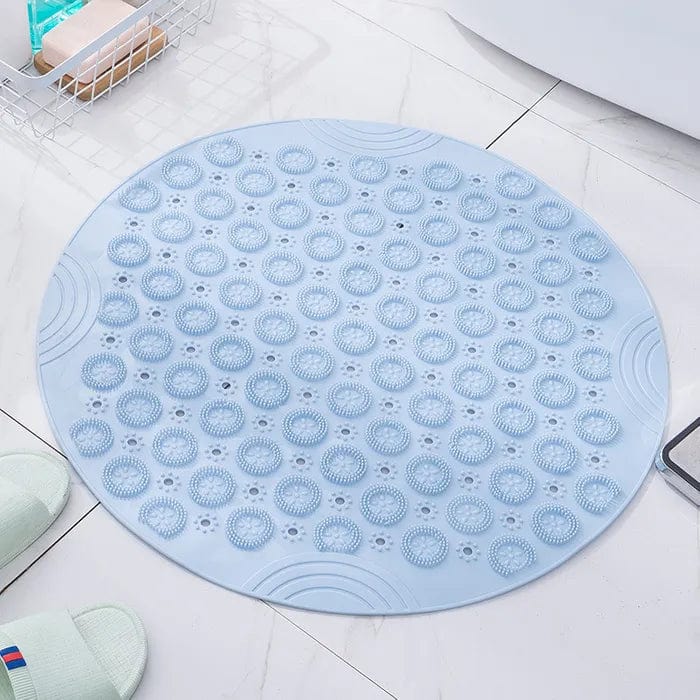 V915-HO0231-BL-203531-00 Living Today Non-Slip Massager Bathroom Mat - BLUE - Image 1