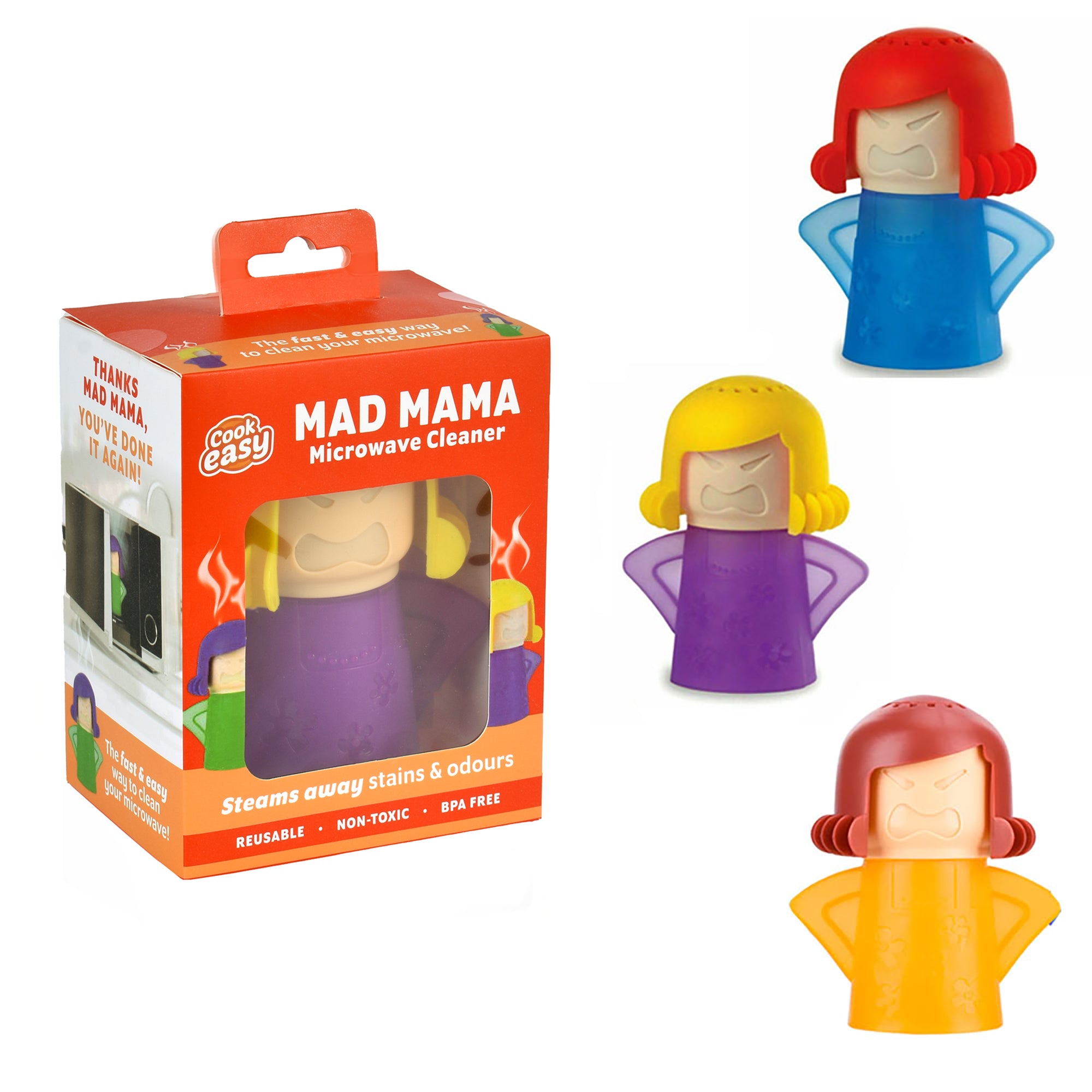 V915-KU0102X2-203586-00 2 Pack MAD MAMA Microwave Cleaner - Image 1