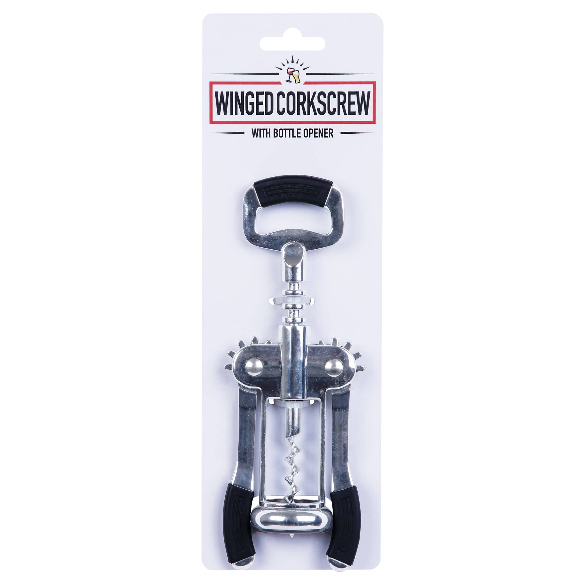V915-KU0149-203750-00 Winged Corkscrew Bottle Opener - Image 1