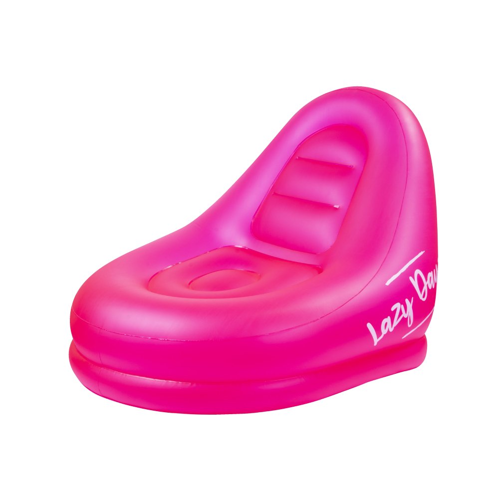 V915-LD0099-PK-203026-00 Lazy Dayz Jumbo Inflatable Chair - Pink - Image 1