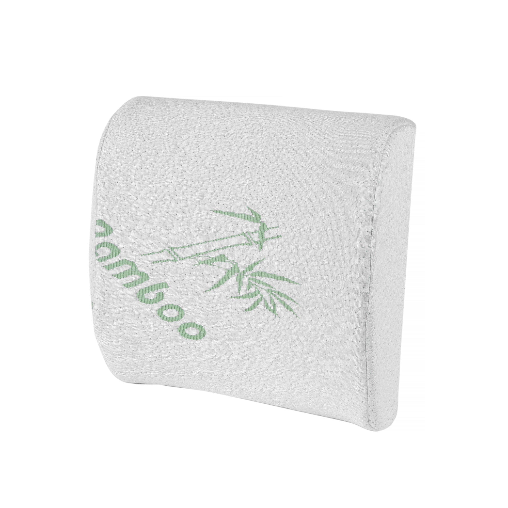 V915-MB0002-203708-00 Bamboo Memory Foam Lumbar Support Cushion - Image 1