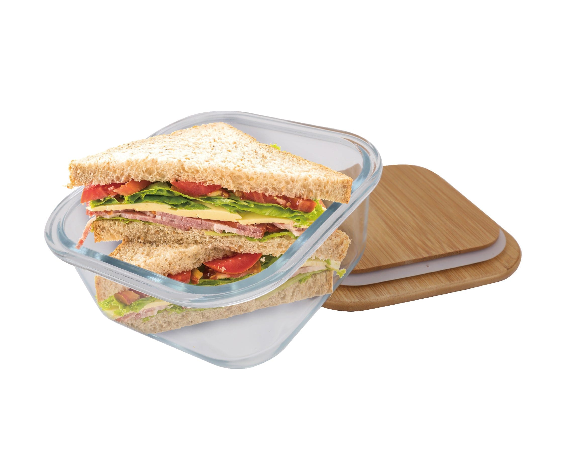 V915-MB0079-203584-00 Bamboo Food Container - Large - Image 1