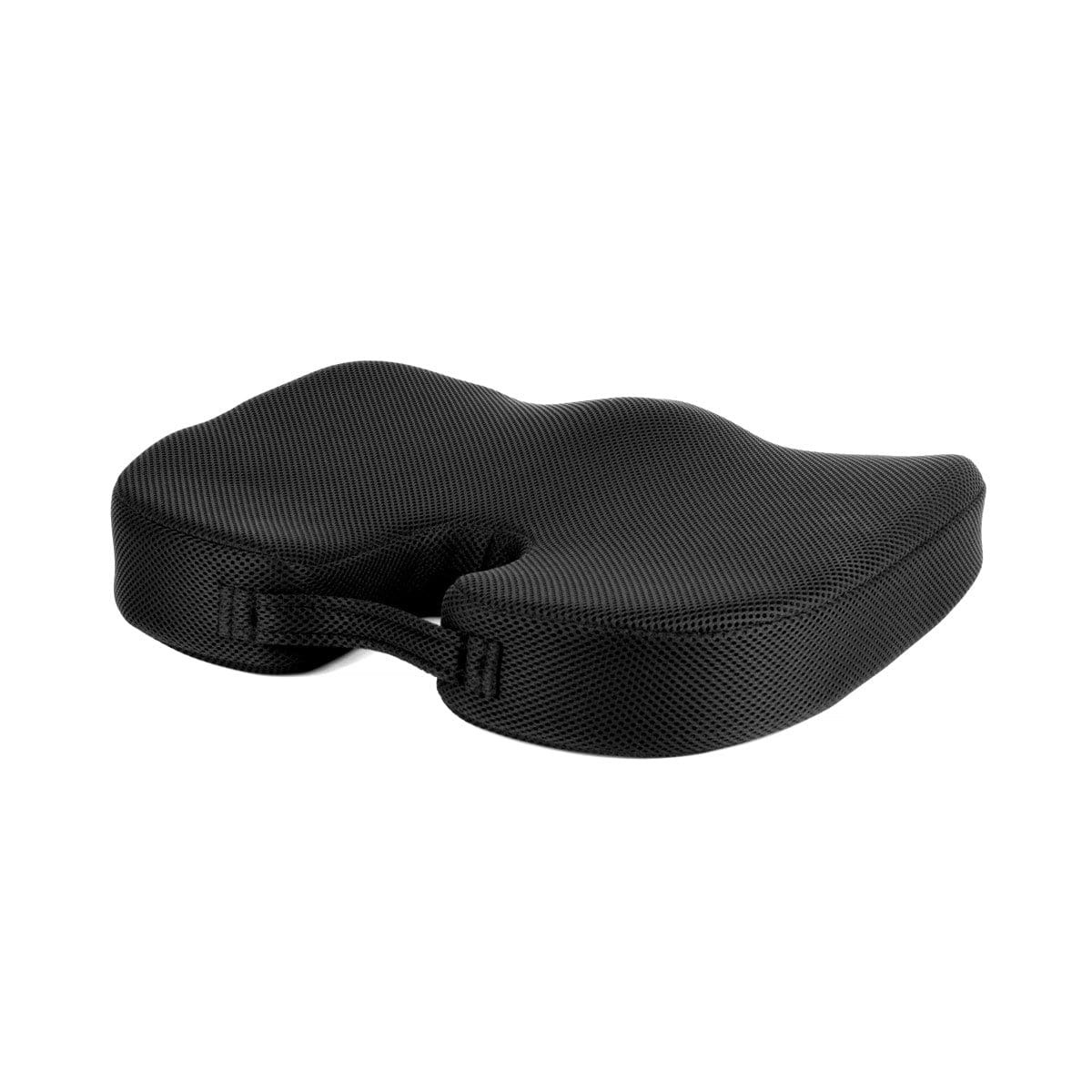 V915-MB0098-203570-00 Memory Foam Car Office Seat Cushion with Black Cover - Image 1