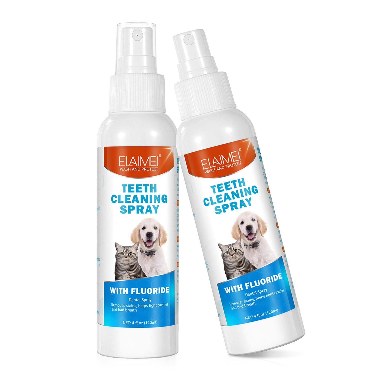 V932-AH-YZI3-4I9I-208764-00 2 Pcs Pet Oral Breath Freshener Spray 120ML EACH - Image 1