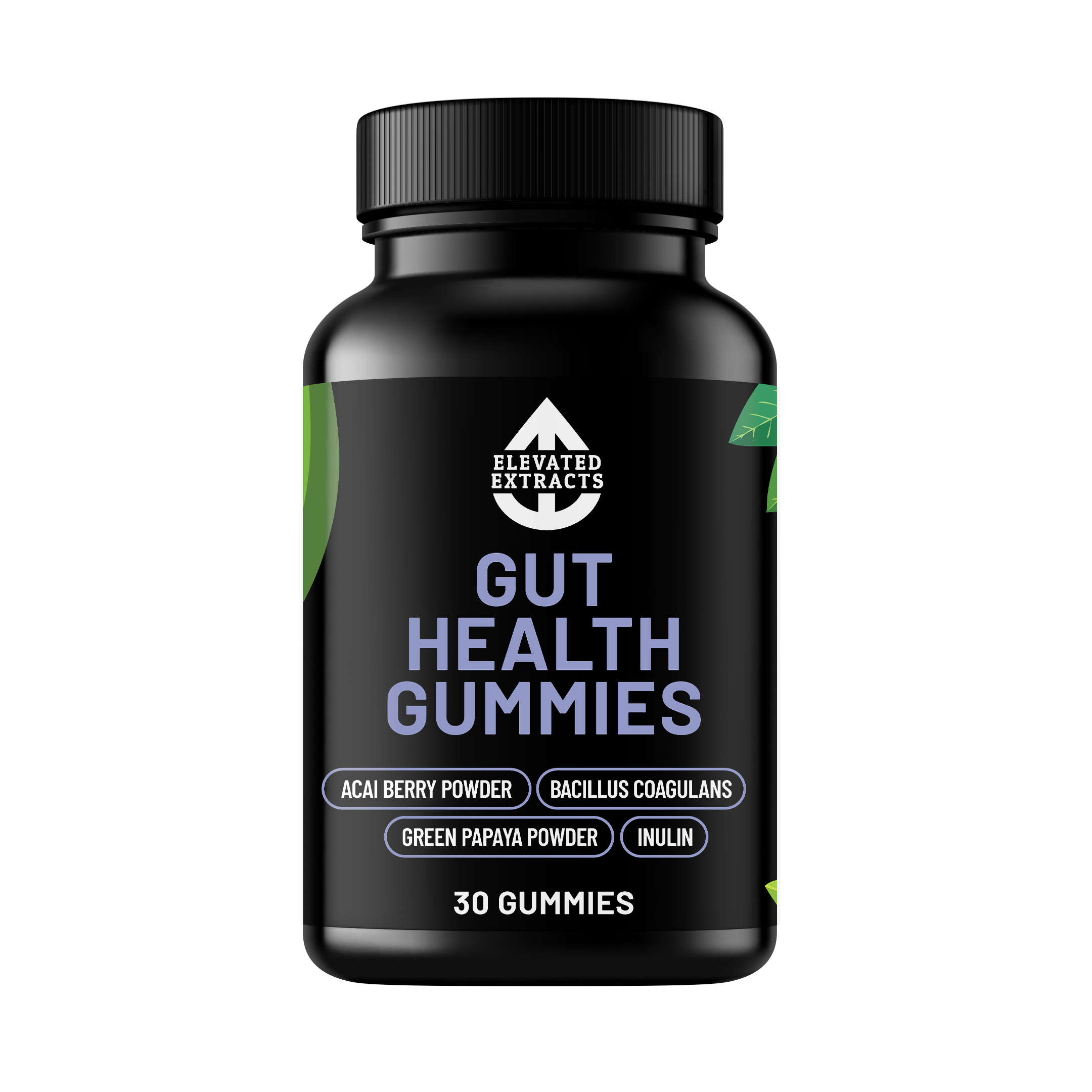 V939-ELE-11344-214882-00 Elevated Extracts Gut Health Gummies - 30 Gummies - Image 1