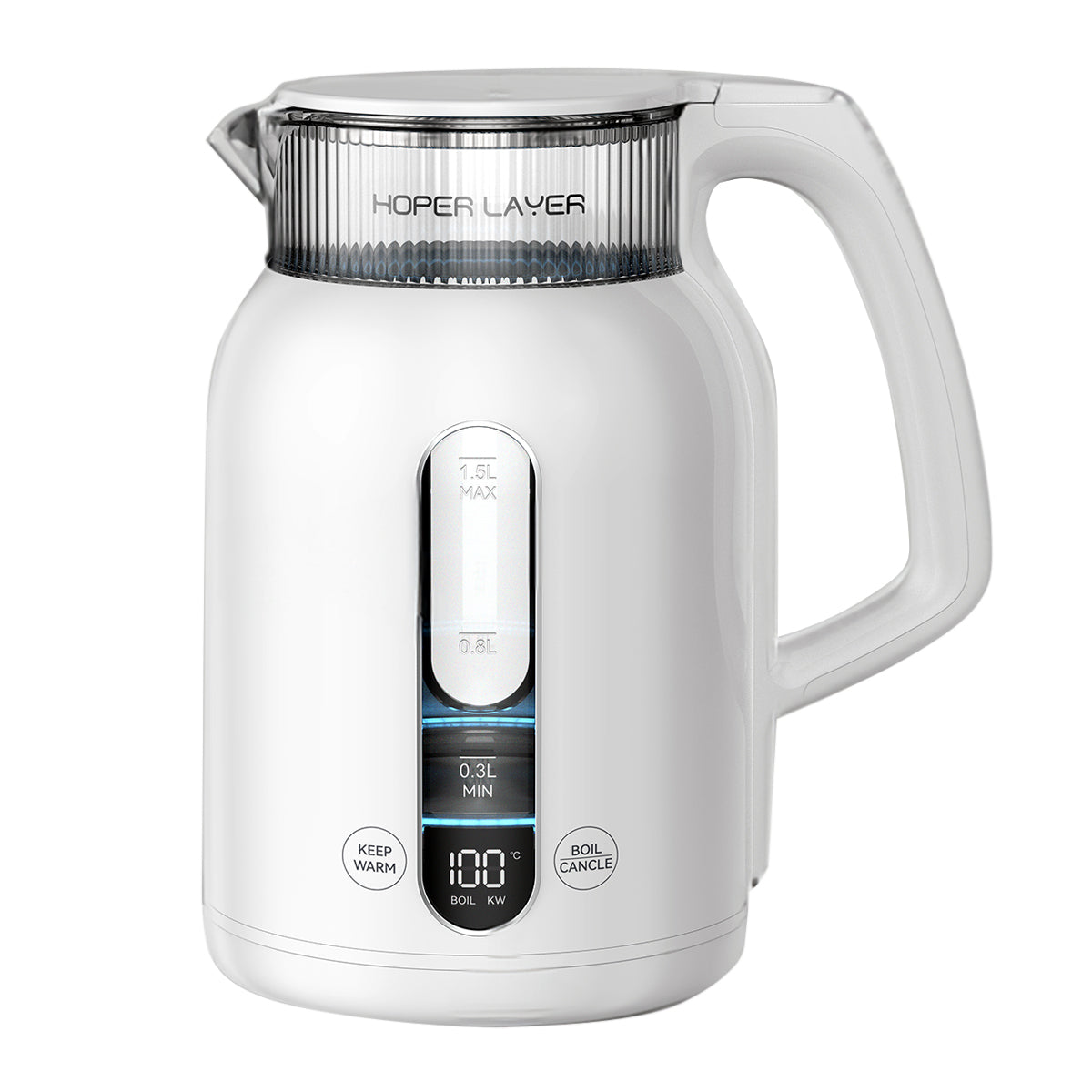 V940-K15-G1-210006-00 Hoper Layer Insulation Electric Kettle 1.5L 1500W Water Boiler K15-G1 - Image 1