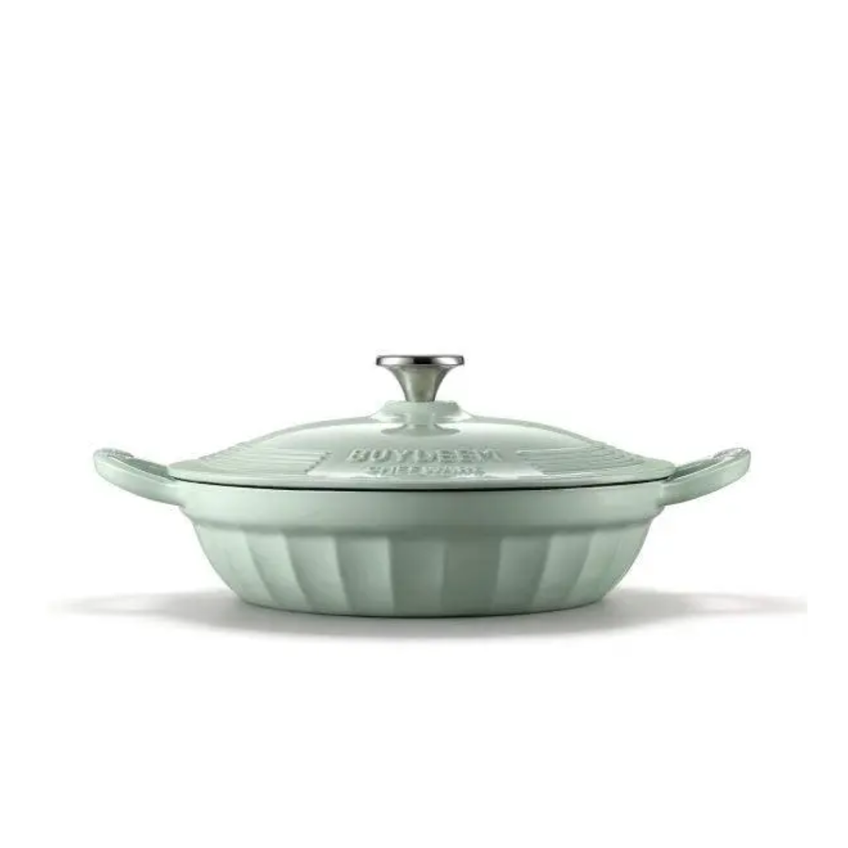 V943-CP581-28CM-GREEN-218003-00 BUYDEEM CP581 Enameled Cast Iron Dutch Oven - Image 1