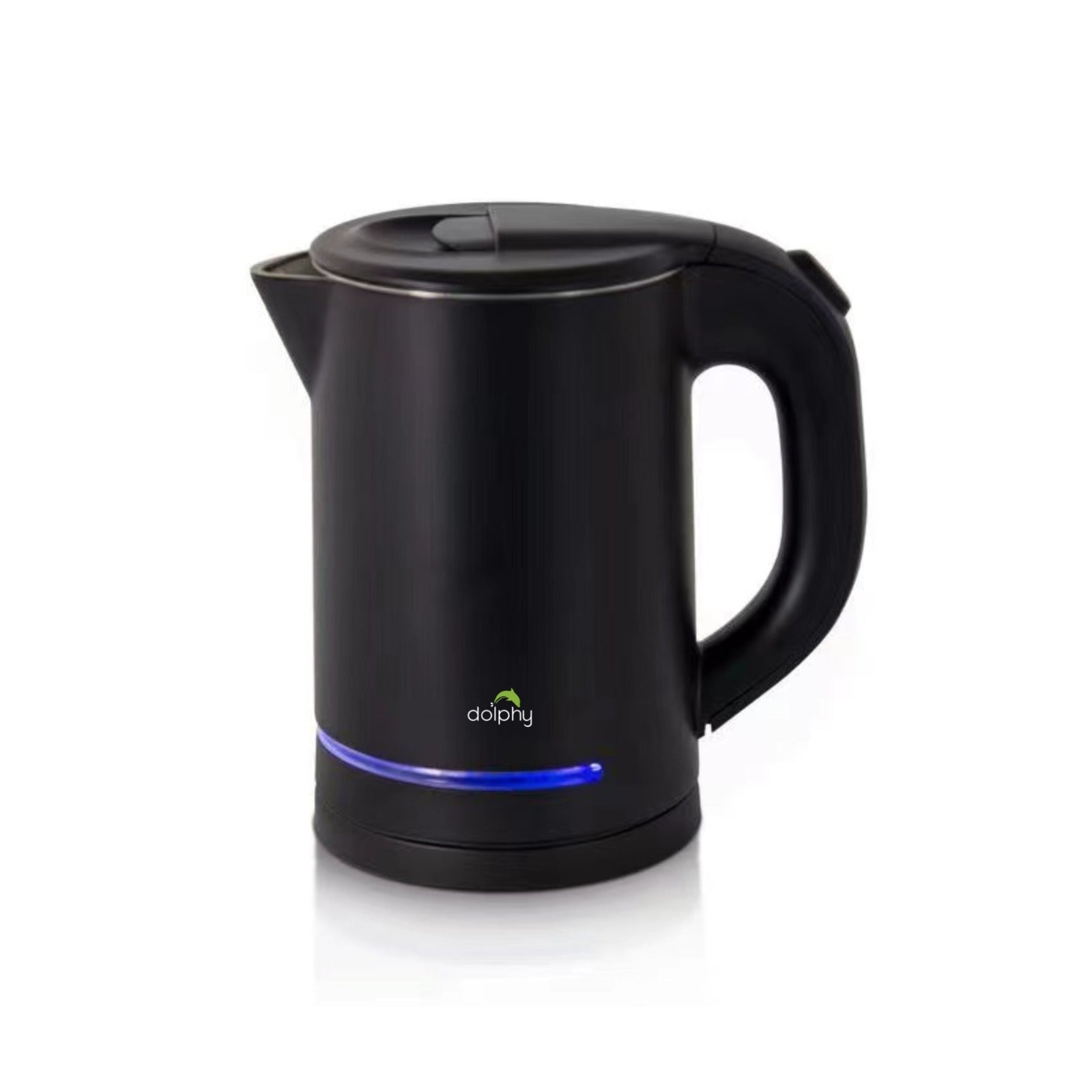 V959-DKTL0046-202507030925-00 0.8L Electric Kettle Matt Black With Light Design - Image 1