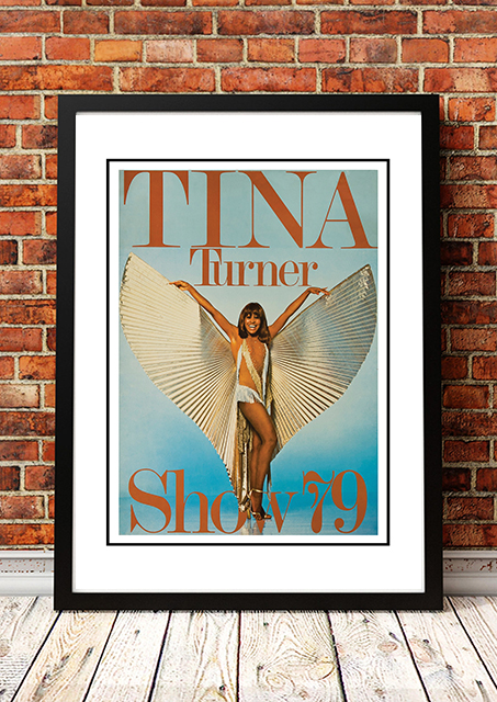 V967-SS0477-A3-202504150940-00 Tina Turner ‘Wild Lady of Rock’ World Tour Poster 1979 - Framed A3 - Image 1