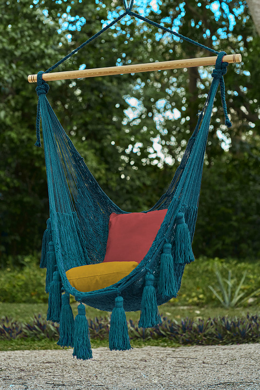 V97-DHSCHBONDI-52281-00 Deluxe Hammock Swing Chair in Plain in Bondi Colour - Image 1