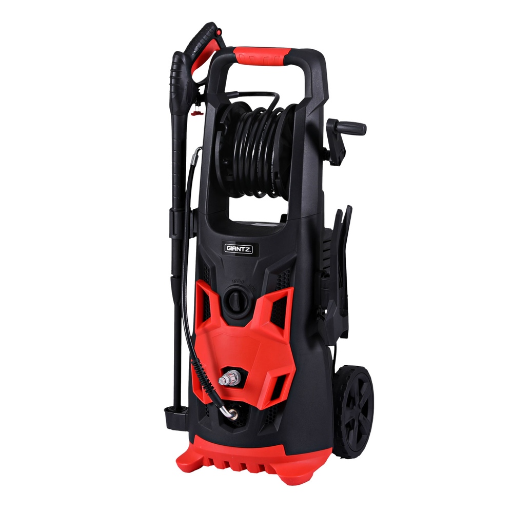 WASHER-2800-20M-RDBK-203217-00 Giantz 2800PSI High Pressure Washer Electric Water Cleaner Pump 30M Jet Hose Gurney - Image 1