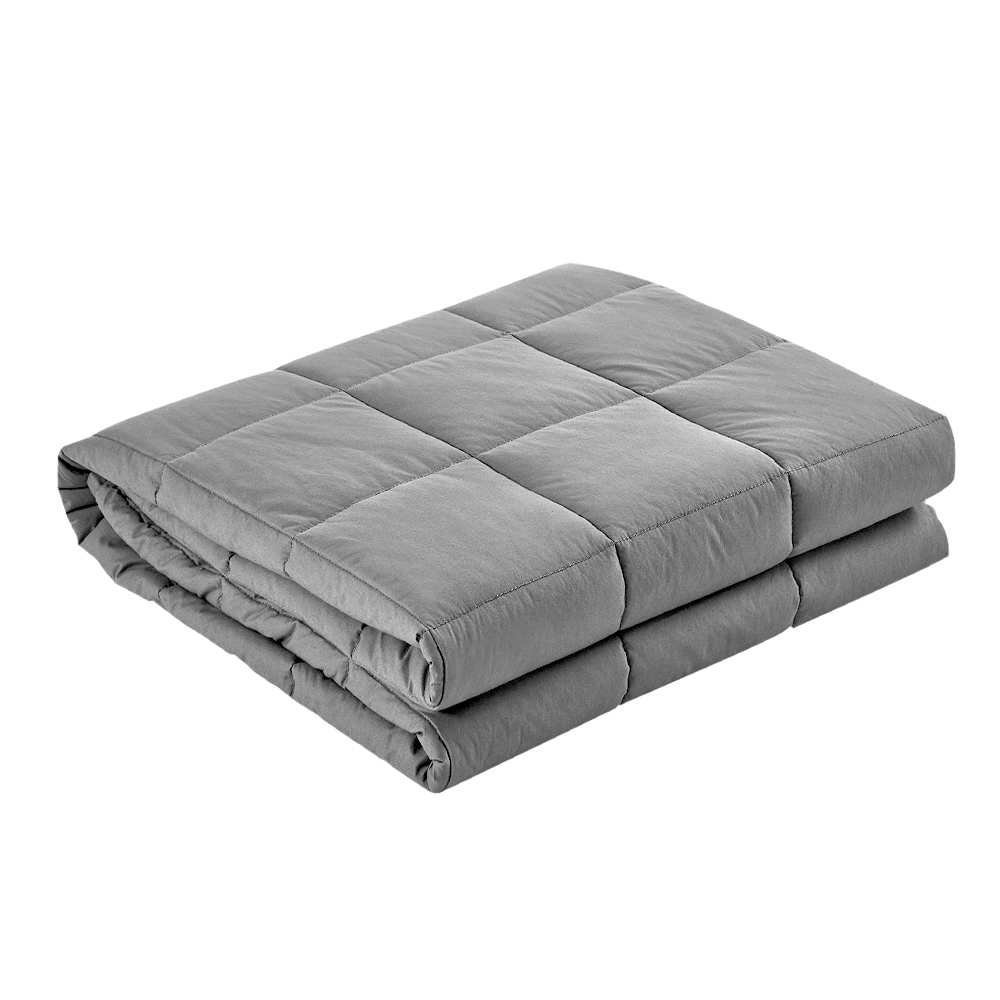 WBLANKET-CT-7KG-LGY-00 Giselle Weighted Blanket 7KG Deep Relax - Image 1