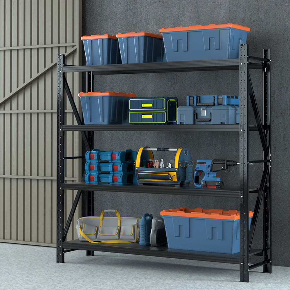 WR-F-20205-200BK-ABC-186672-06 Giantz 2Mx2M Warehouse Shelving Garage Rack - Image 1