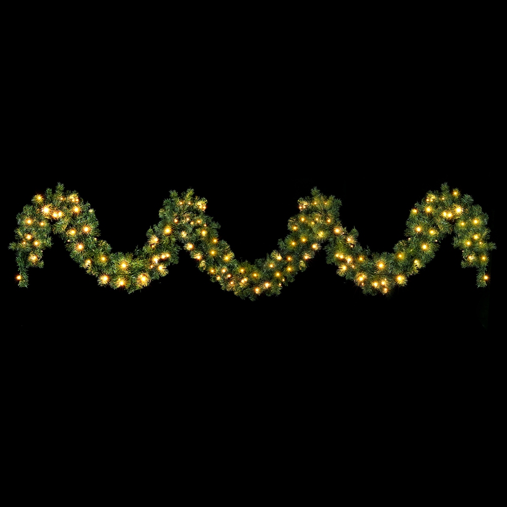 XM-TR-GAR-5M-LED-190831-00 Jingle Jollys 5M Christmas Garland LED Lights Party Xmas Decorations 380 TIPS - Image 1