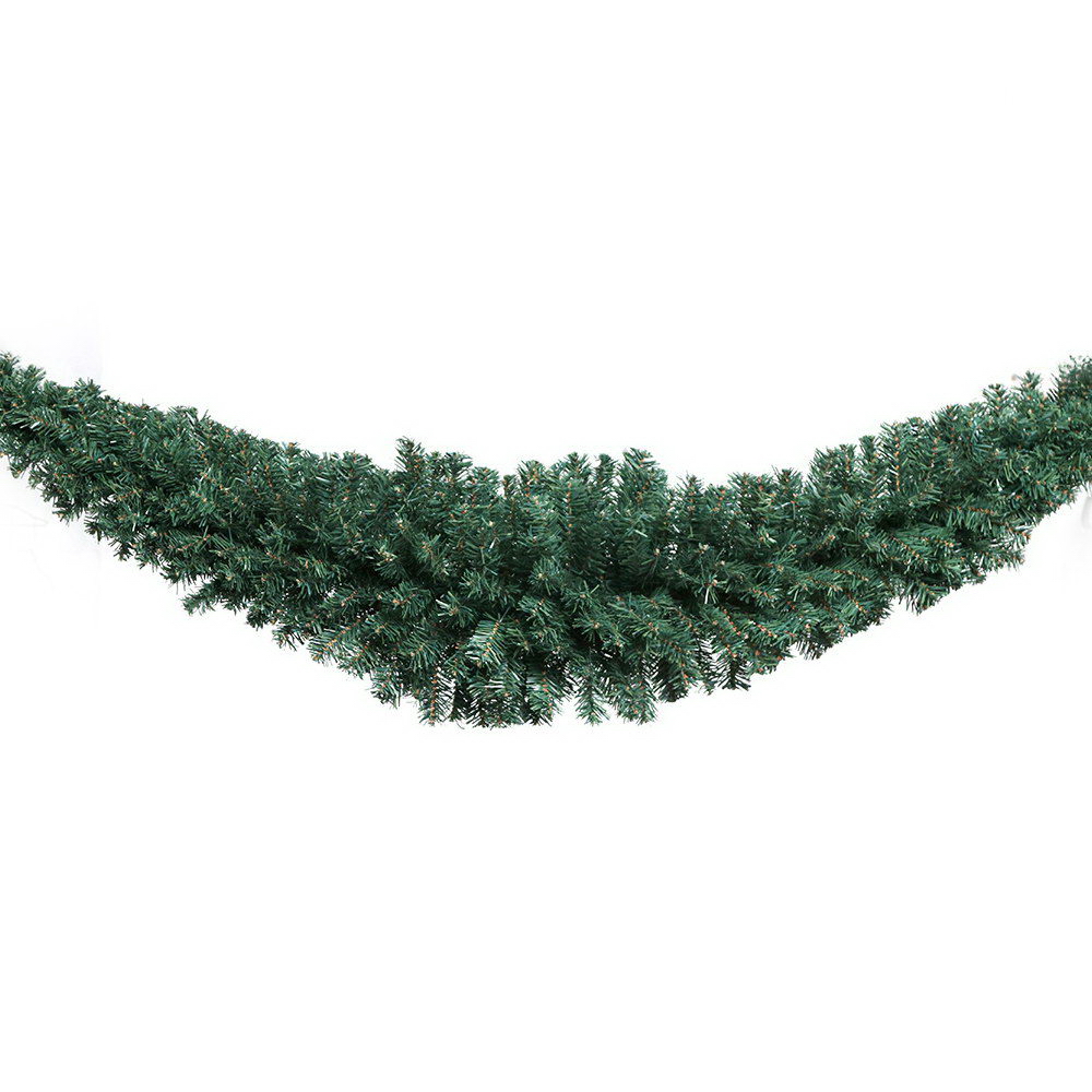 XM-TR-GAR-6FT-GR-00 Jingle Jollys 1.8m Christmas Garland Xmas Decorations Green Wedding Party - Image 1