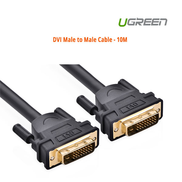 acbugn11609_01_13 UGREEN DVI Male to Male Cable 10M (11609) - Image 1
