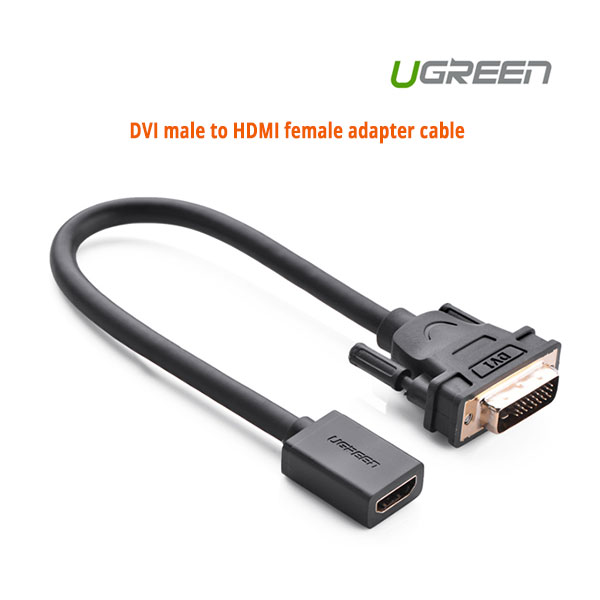 acbugn20118_01_17 UGREEN DVI male to HDMI female adapter cable (20118) - Image 1