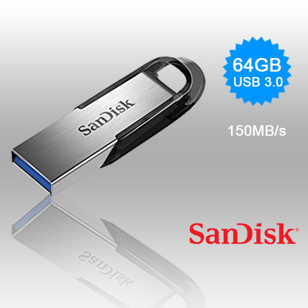 fussan64gcz73uf3_01_11 SANDISK 64GB CZ73 ULTRA FLAIR USB 3.0 FLASH DRIVE upto 150MB/s - Image 1