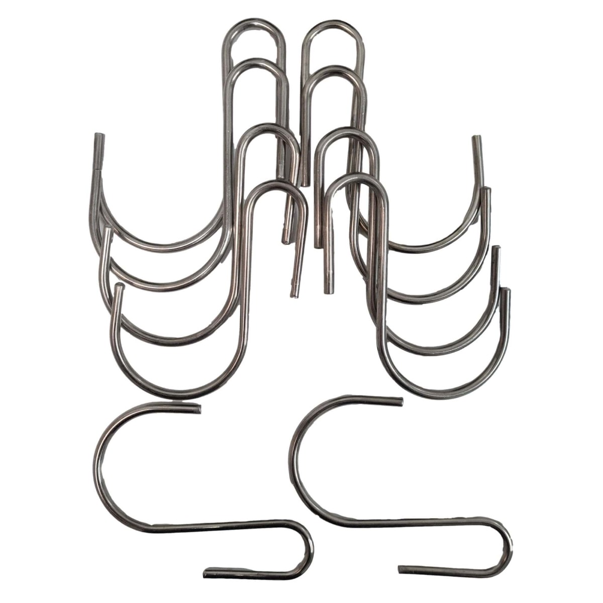 untitled_design_3_1_-min_4 Stainless Steel Hanging Hooks 9cm x 7cm 10 Pieces - Image 1