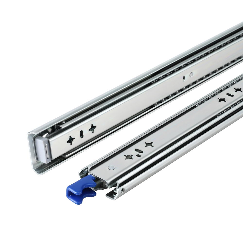 DS-53MM-1150-SI-202509291513-00 Giantz 2x Drawer Slides Heavy Duty Full Extension Locking 1150-2300mm Length - Image 1