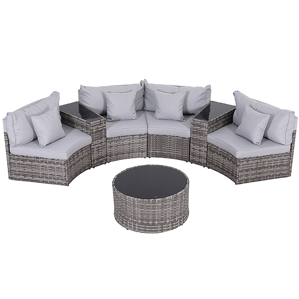 ODF-SOFA-7PC-RTA-GE-ABC-202509231454-00 Gardeon 4 Seater Outdoor Sofa Set 7PCS Table Chair Set Garden Rattan Patio Furniture - Image 1