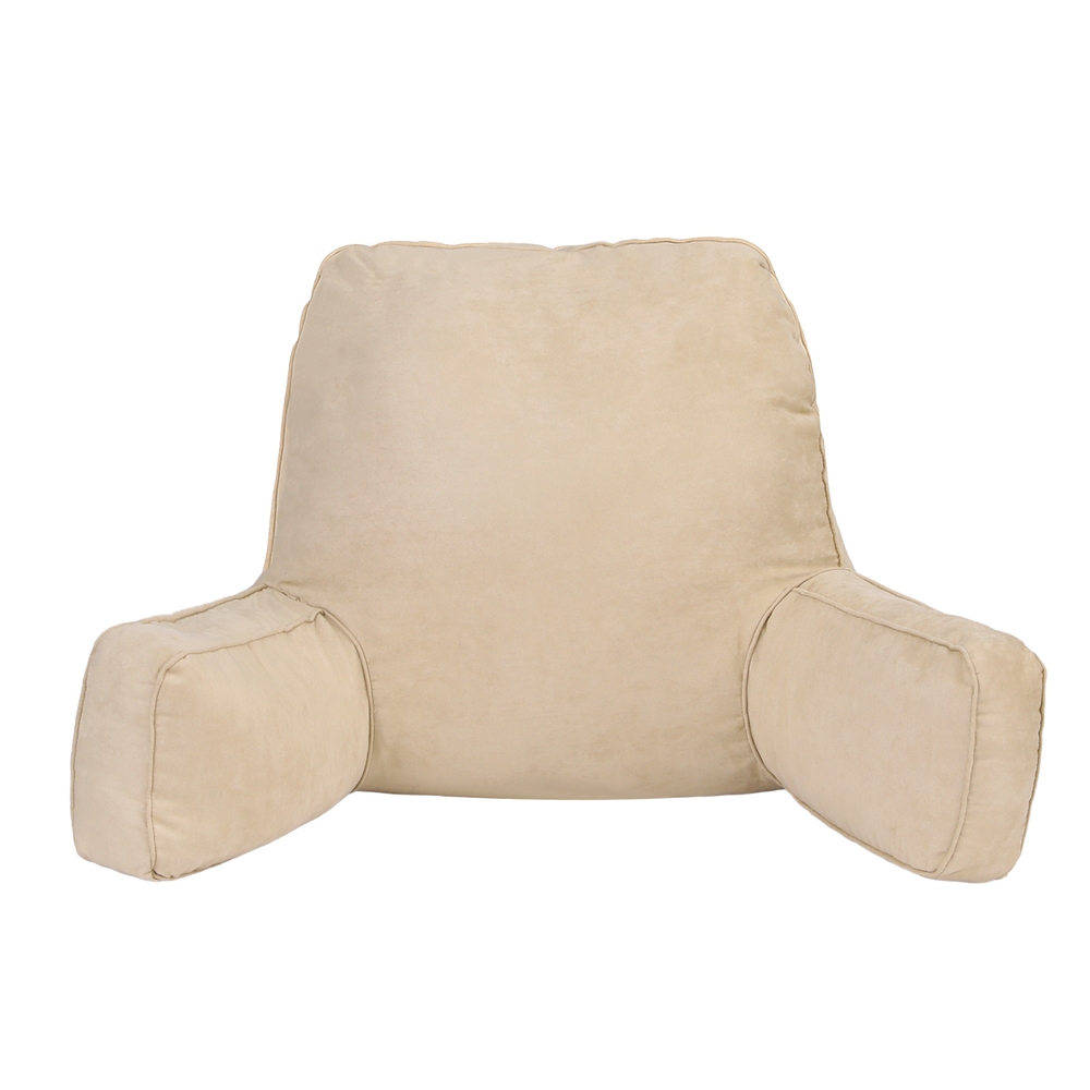 PILLOW-BACK-OAT-202509011514-00 Giselle Reading Pillow Back Rest Lumbar Support Cushion Oatmeal - Image 1