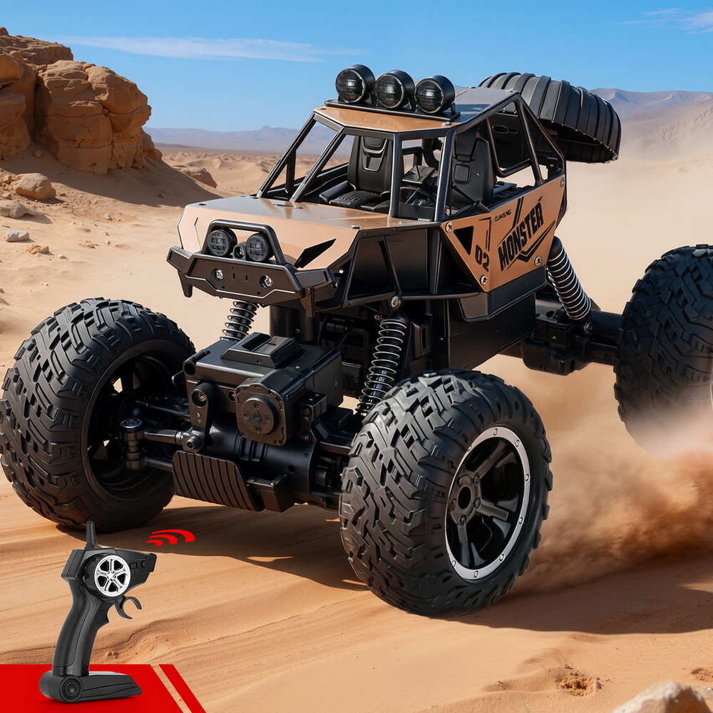 RC-CAR-4WD-50M-202509151818-00 Keezi Kids Remote Control Car 5KM/H Off-Road Truck Electric Vehicle Outdoor Toys - Image 1