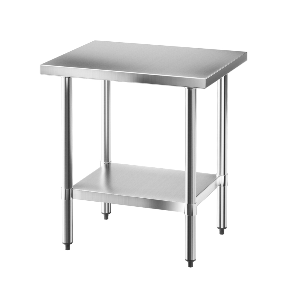 SSKB-430S-30-24-202507221511-00 Cefito Stainless Steel Kitchen Bench Work Table 610 x760MM 430 - Image 1