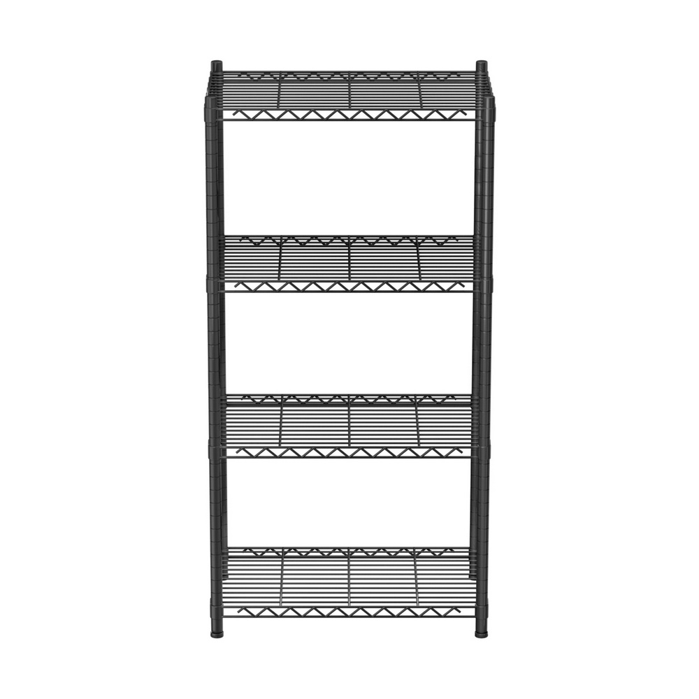 SU-60X120-BK-202509121513-00 Artiss 4-Tier Shelving Unit Adjustable Garage Storage Shelves Kitchen Rack Steel - Image 1